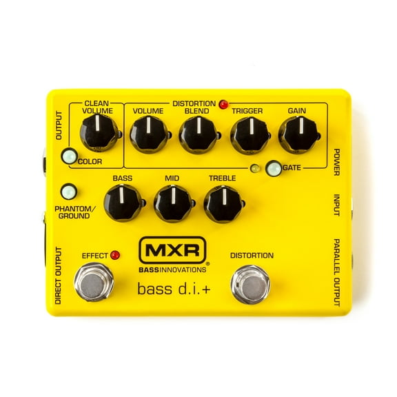 MXR Bass DI+ Special Edition, Yellow