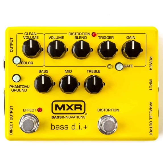 MXR Bass DI+ Special Edition, Yellow