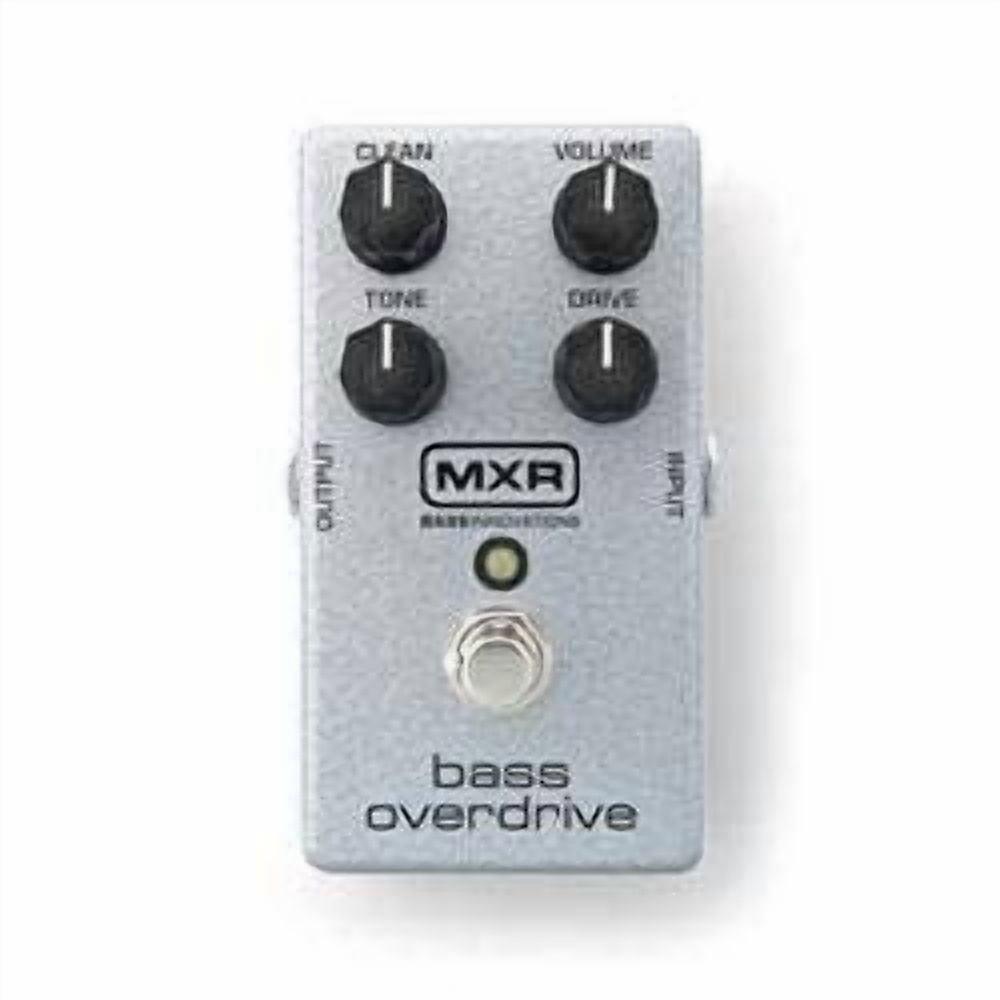 Dunlop M89 Bass Overdrive Effects Pedal Silver