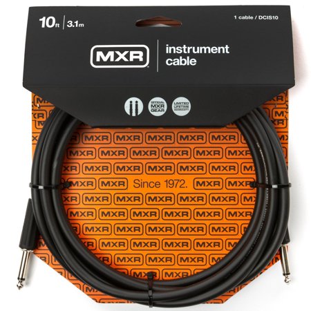 MXR Guitar Instrument Cable DCIS10 10' High Performance Straight-Straight