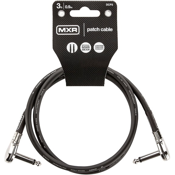 MXR Patch Cable 1 ft. Black