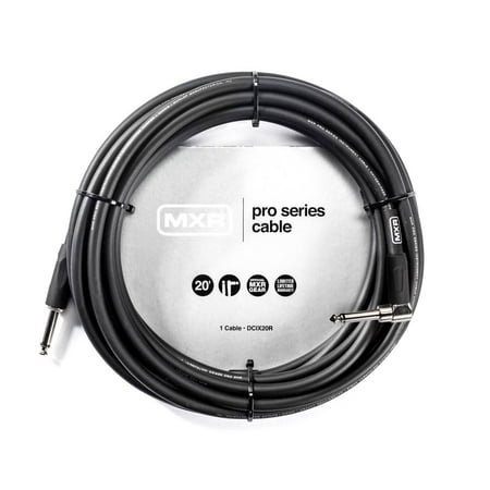 MXR Pro Series Angled to Straight Instrument Cable 20 ft. Black
