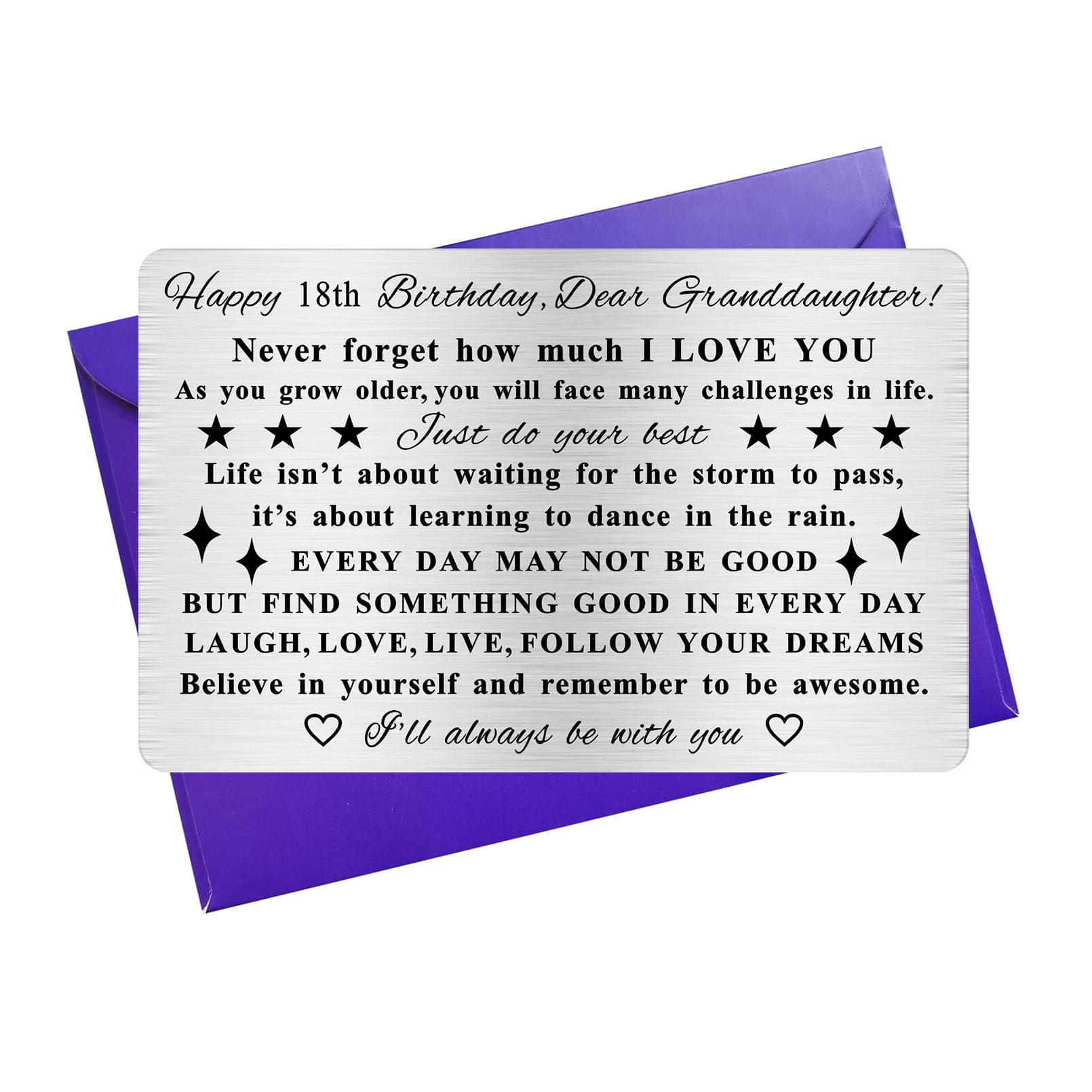 Granddaughter 18th Birthday Card - Celebrate - The Celebration Store - View #13