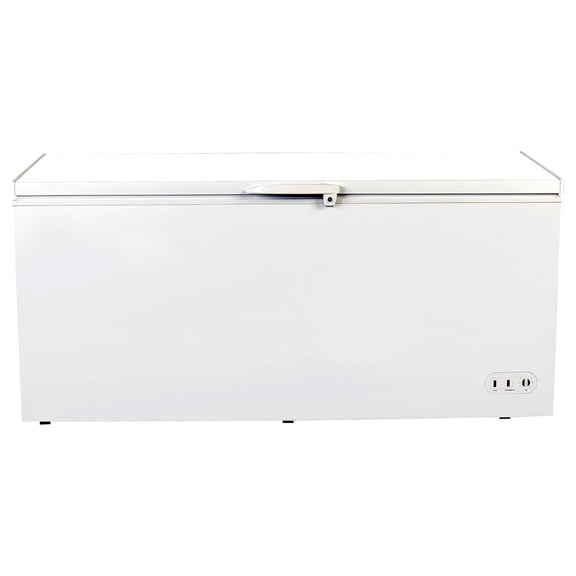 Maxx Cold Chest Freezer with Solid Top, 71.3"W, 19.4 cu. ft. Storage Capacity, Locking Lid, Garage Ready, in White (MXSH19.4SHC)