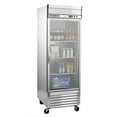 thumbnail image 1 of Maxx Cold Single Glass Door Reach-In Refrigerator, Bottom Mount, 27"W, 23 cu. ft. Storage Capacity, in Stainless Steel (MXSR-23GDHC), 1 of 4