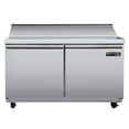 thumbnail image 1 of Maxx Cold V-Series 2 Door Refrigerated Sandwich and Salad Prep Station, 48"W, 13.2 cu ft, in Stainless Steel (MVR48SHC), 1 of 4