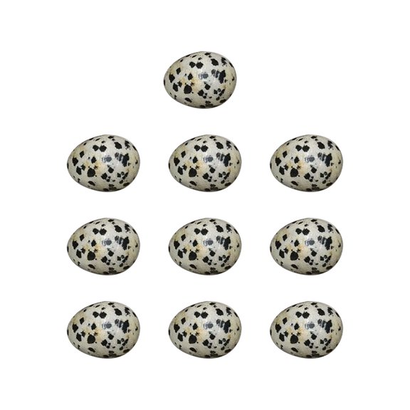 MXTPOV 10pcs Crystal Mini Easter Egges, Exquisite Easter Agate Eggs Decor for Party Favors, Easter Basket Stuffers, Home Decor, Easter Decorations
