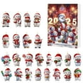 thumbnail image 1 of MXTPOV 2025 Christmas Countdown Calendar – Cute Panda Acrylic Hanging Ornament, Holiday Gift Box Advent Decoration for Family and Friends, 1 of 5