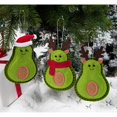 thumbnail image 1 of MXTPOV 3pcs Ornaments for Christmas Tree, Creative Felt Avocados Christmas Decorations, Green Christmas Tree Decorations, Lovely Christmas Ornaments for Xmas Tree Party Car Home Decor, 1 of 5