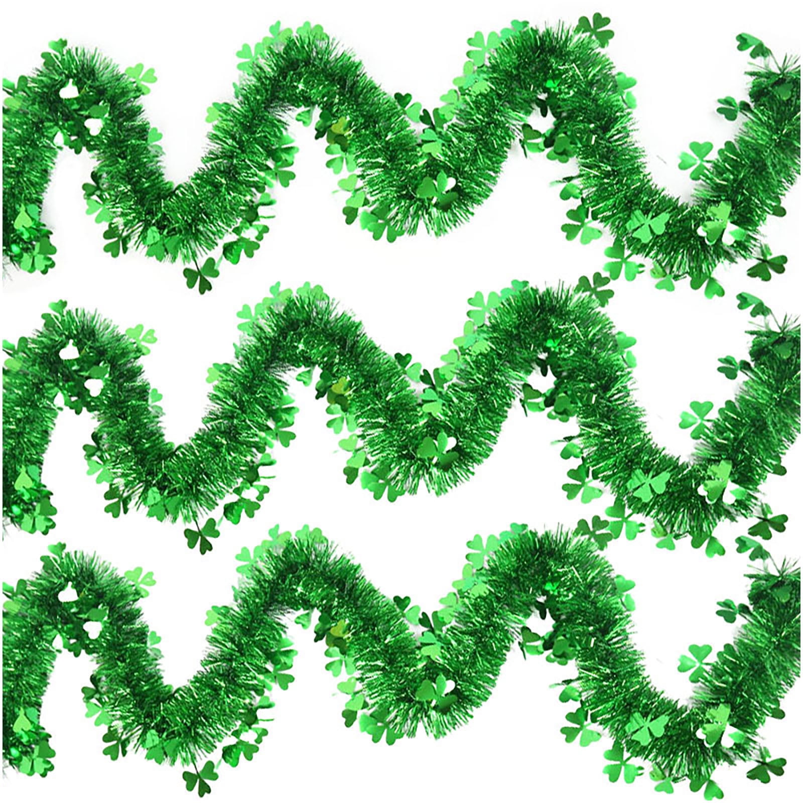 4pc Juneteenth Tinsel Garland Decorations, 6.56FT June 19th 1865 Four Colors Tinsel Twist Garlands, Memorial Day For African American Festival Celebration Freedom, For Home Wall Decor Yard,Porch