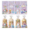 thumbnail image 1 of MXTPOV 50pcs Candy Bags, Cute Bunny Easter Eggs Printed Goodie Bag for Birthday Party Favor, Easter Decorations, Cookie Bags, Gift Bags for Kids, 1 of 5