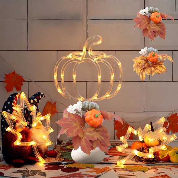 MXTPOV 9.84 in Artificial Maple Leaf Pumpkin Bouquet Halloween Decorations Maple Leaf Fall Bouquet Thanksgiving Decorations for Table Fall Decorations for Home