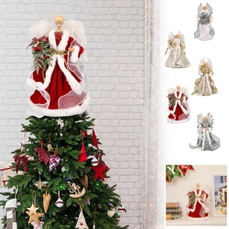 princess polly baby blue dress Black Angel Christmas Tree Topper