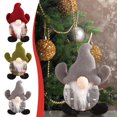 thumbnail image 1 of MXTPOV Christmas Decorations Hanging for Christmas Tree, Red Plush Gnome Ornaments for Backpack Walls Fireplace, Cute Faceless Dolls for Home Decor, 6 inch, 1 of 6
