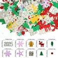 thumbnail image 1 of MXTPOV Christmas Glitter Table Decor, Party Scatter Confetti, Red Green Golden Christmas Confetti Sprinkles Snowflake Santa Elk for Party Christmas Decor, 1 of 2