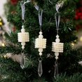 thumbnail image 1 of MXTPOV Christmas Tree Decorations Simulated Pearl String Christmas Ornaments Hanging Exquisite Christmas Decorations for Xmas Tree Party Car Home Decor, 1 of 5