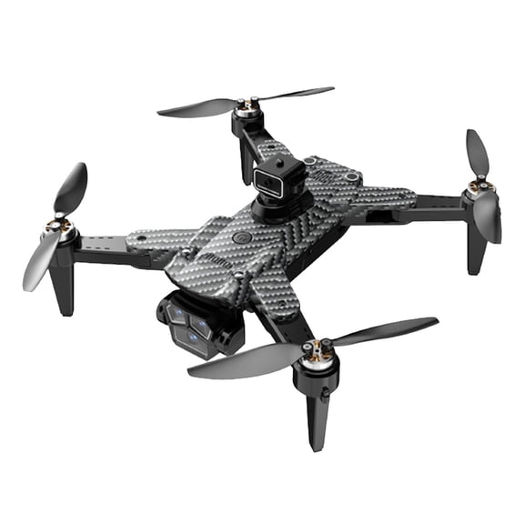 MXTPOV Drone with ESC Dual Camera, 7.4V Brushless Motor Drone with GPS Positioning, One-click Return, Foldable Quadcopter Drone with Intelligent Follow