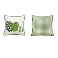 thumbnail image 1 of MXTPOV Easter Pillow Covers 18x18, Cute Easter Eggs Pattern Pillow Covers for Couch Sofa, Easter Decorations, Double-sided Throw Pillow Covers for Home Decor, 1 of 5