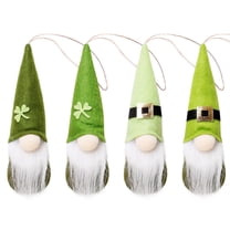 MXTPOV Felt Gnomes Faceless Dolls Hanging, St Patricks Day Decorations, 4 Pcs Gnomes for Home Decor, Exquisite Gnomes Gifts for Women, St Patricks Day Accessories