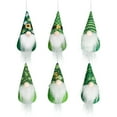 thumbnail image 1 of MXTPOV Felt Gnomes Ornaments Hanging, St Patricks Day Decorations, 6pcs Green Gnome Dolls for Home Decor, Exquisite Gnomes Gifts for Women, St Patricks Day Accessories, 1 of 5