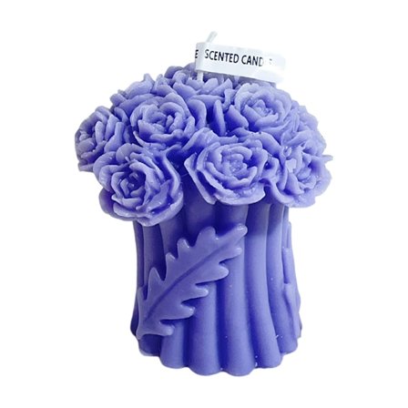 MXTPOV Flowers Candles, Delicate Scented Candles, Gifts for Women, Bouquet Candles for Valentine's Day Wedding Birthday, Home Decor, Valentines Day Gifts