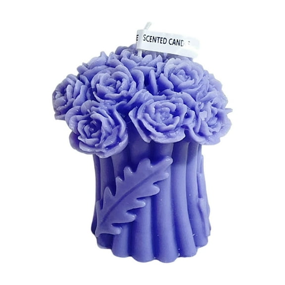 MXTPOV Flowers Candles, Delicate Scented Candles, Gifts for Women, Bouquet Candles for Valentine's Day Wedding Birthday, Home Decor, Valentines Day Gifts