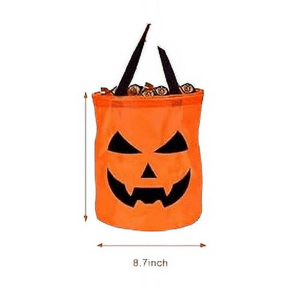 MXTPOV Halloween Candy Bag With Pumpkin LED Illuminated Props For Decorating Children's Halloween Candy Bags Home Decor