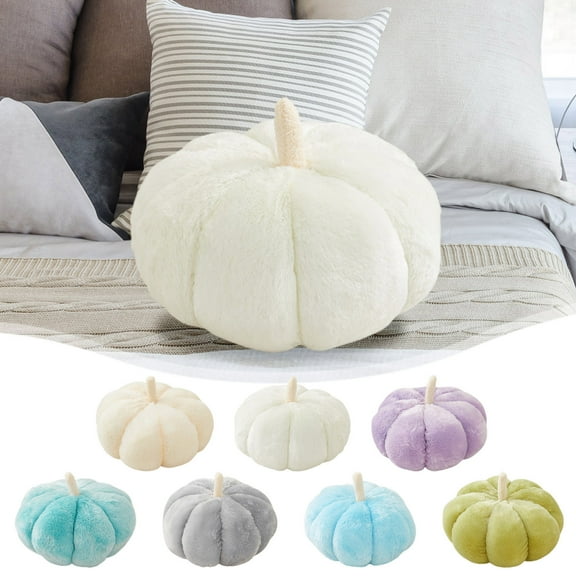 MXTPOV Halloween Pumpkin Pillow Plush Halloween Decorations 13.77 in Pumpkin Throw Pillow Thanksgiving Decorations Home Decor Party Favors Christmas Decorations 7 Colors