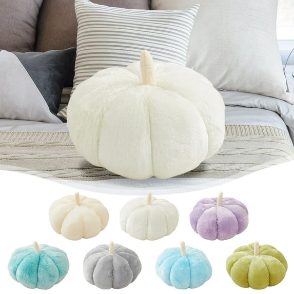 MXTPOV Halloween Pumpkin Pillow Plush Halloween Decorations 13.77 in Pumpkin Throw Pillow Thanksgiving Decorations Home Decor Party Favors Christmas Decorations 7 Colors