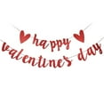 thumbnail image 1 of MXTPOV Happy Valentine's Day Banner, Red Valentine's Day Bunting Banner with Glitter Heart Signs ,Valentine Banner for Home Decor, Valentines Day Decorations, 1 of 4