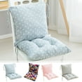 thumbnail image 1 of MXTPOV High Back Chair Cushions with 2 Straps Outdoor Chair Cushions Rocking Chair Cushion All Weather Comfort Replacement Cushion for Patio Kitchen Garden Home Office Dorm, 1 of 5