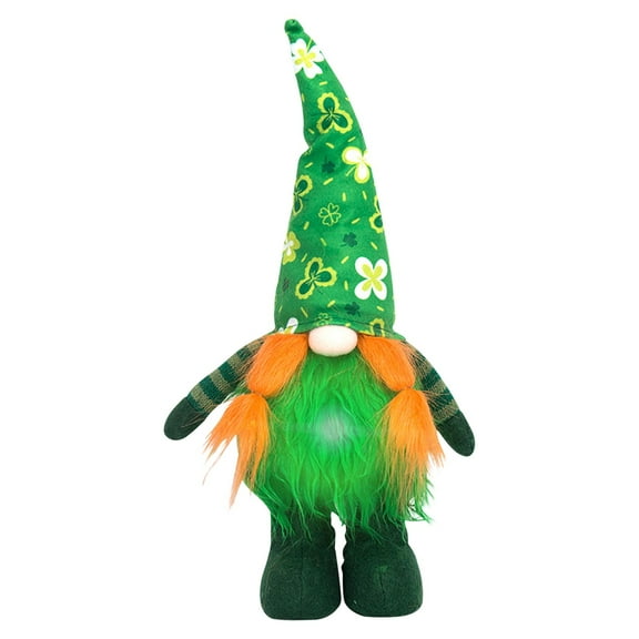 MXTPOV Plush Gnomes for Party Home Decor, St Patricks Day Decorations, Green Faceless Gnomes, Exquisite Gnomes Gifts for Women, St Patricks Day Accessories