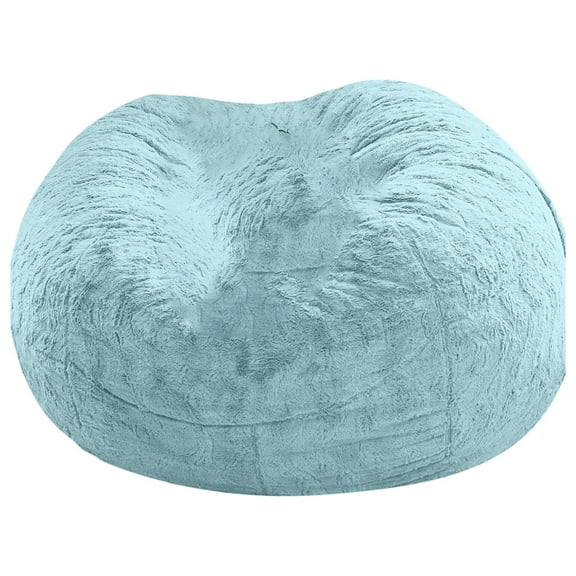 MXTPOV Soft Fluffy Bean Bag Chair for Adults, Lazy Chair Bean Bag Chairs with Washable Comfy Plush Cover, Ideal for Dorm, Bedroom, Living Room, Home Decor