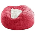 thumbnail image 1 of MXTPOV Soft Fluffy Bean Bag Chair for Adults, Lazy Chair Bean Bag Chairs with Washable Comfy Plush Cover, Ideal for Dorm, Bedroom, Living Room, Home Decor, 1 of 4