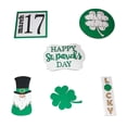 thumbnail image 1 of MXTPOV St Patricks Day Decorations, Scene Decoration Ornaments Valentine's Day Doll Cake Couple Doll Doll ,Home Decor, 1 of 4