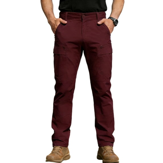 MXUIKV Mens Outdoor Actives Pants Straight Leg Workwear Cargo Pants Climbing Camping Hiking Trousers S-3Xl