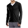 thumbnail image 1 of MXUIKV Sun Protetction Shirts for Men Full Zip with Zip Pockets Outdoor Camping Hiking Outerwear Jackets for Men, 1 of 6