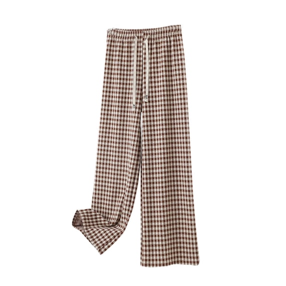 MXUIKV Womens Pajama Pants Loungewear Homewear Bottom Pants with Pockets Elastic Waist Pjs Pants