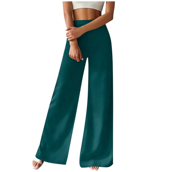 MXUIKV Womens Yoga Pants Wide Leg Workout Running Casual Sweat Pants with Pockets Comfy Soft