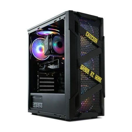 MXZ Gaming Desktop Pc,Intel I5 9400F 2.9GHz,RX580,500GB SSD NVME ,8G DDR4,RGB,Wifi & Win 11 Ready,Gamer Desktop Compute