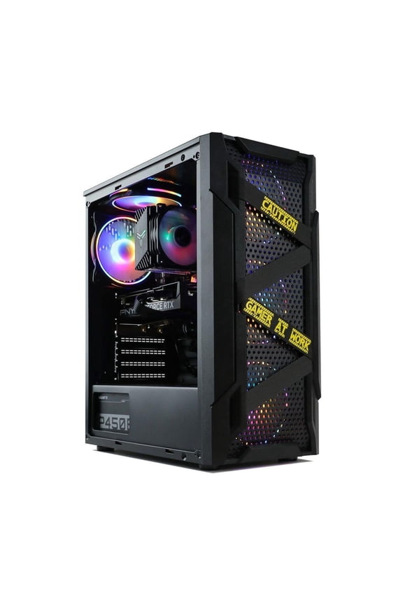 Gaming Desktop Pc,Intel I5 9400F 2.9GHz,RX580,500GB SSD NVME ,8G DDR4,RGB,Wifi & Win 11 Ready,Gamer Desktop Compute