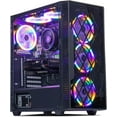 thumbnail image 1 of MXZ Gaming PC Desktop Computer, AMD Ryzen 5 4500 3.6GHz, RX6600,16GB DDR4, 500GB NVME SSD, 6RGB Fans, Win 11 Ready, Gamer Desktop Computer，New, 1 of 6