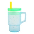 thumbnail image 1 of Infantino My 1st Tumbler - Toddler-Friendly 9oz Training Cup with Straw and Handle, Blue Stars, 1 of 13