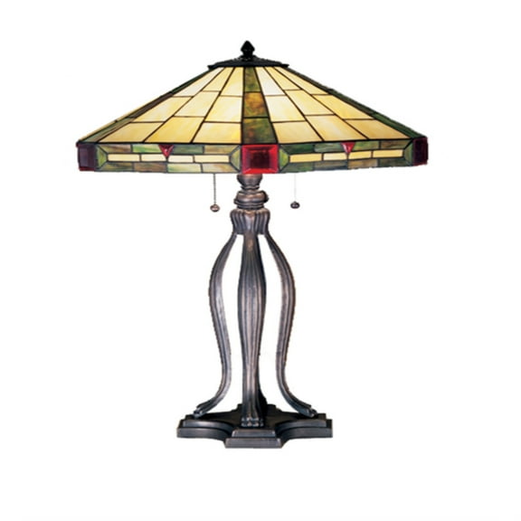 MY-30788 - Meyda Tiffany 30in H Wilkenson Ruby Jeweled Table Lamp