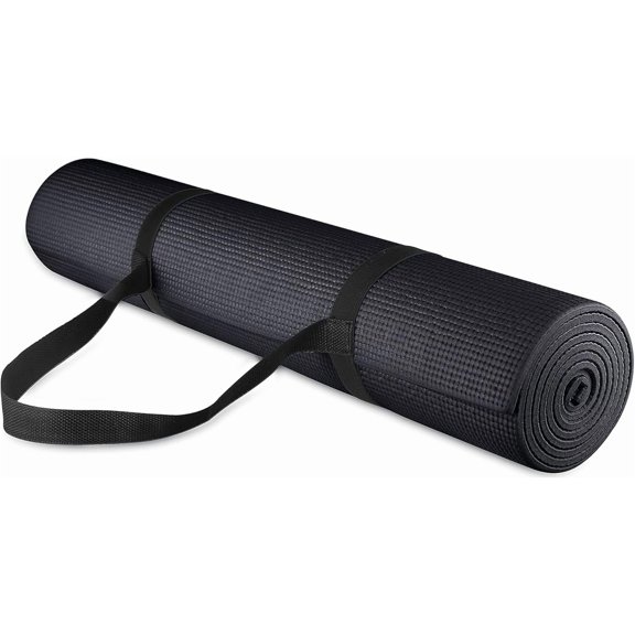 MY  All Purpose 1/4-Inch High Density Anti-Tear Exercise Yoga Mat with Carrying Strap, Multiple Colors