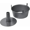 thumbnail image 1 of MY Angel Food Cake Pan with Cooling Feet, 2-Piece Nonstick Tube Pan, 9.5 Inch Carbon Steel, Perfect for Pound and Sponge Cakes, 1 of 9