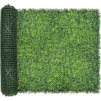 MY.Artificial Ivy Privacy Fence Screen,128"x 48" (43 SQFT) UV-Anti Faux Boxwood Roll Grass Wall Panels for Patio Balcony Privacy, Garden, Backyard Greenery Wall Backdrop Decor
