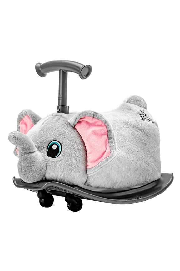 My Buddy Roller 2-in-1 Elephant Plush Ride-On Toy, Rocker & Ride-On Modes, Ages 10–36 Months