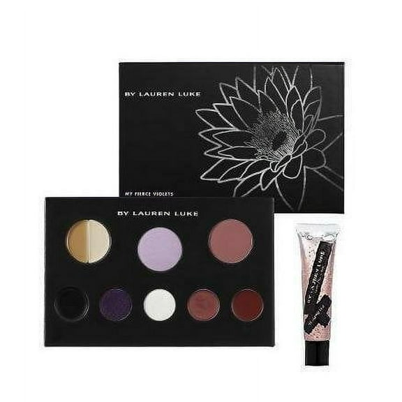 MY FIERCE VIOLETS Lauren Luke Complete Make up Palette Kit Eyes Cheeks Lips NEW