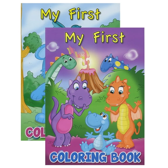 MY FIRST Coloring & Activity Book 2-Title, for Learning Drawing Coloring, 2-Pack